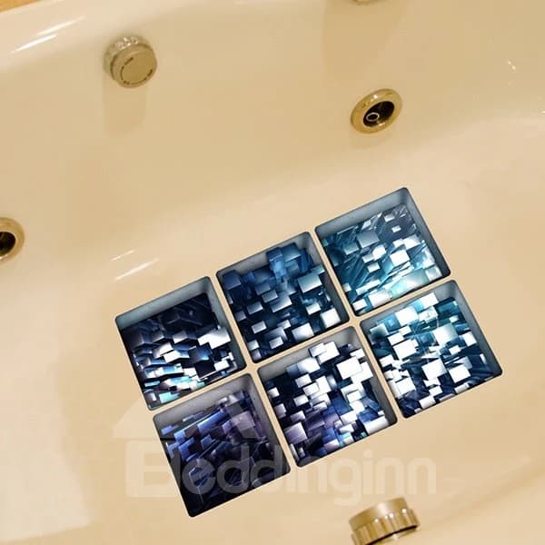 Creative Diamonds Pattern 3D Bathtub Stickers by BeddingInn