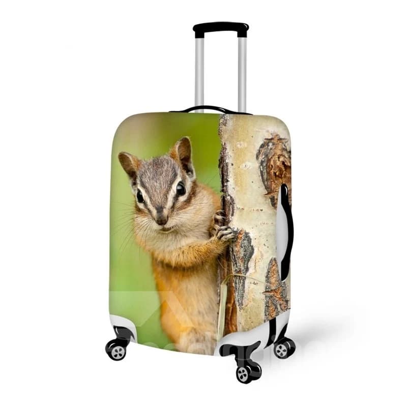 Creative Squirrel Pattern 3D Painted Luggage Cover by BeddingInn