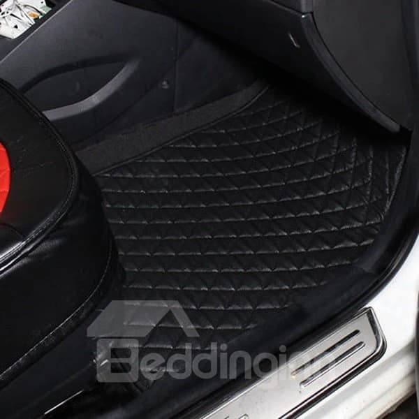 Easy Cleaning Dust-Proof And Anti-Dirt Pink Fashion Universal Car Floor Mats by BeddingInn