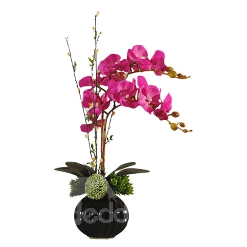 Fresh and Elegant Camellias and Plums Artificial Flowers Home Decorative Flowers Set by BeddingInn