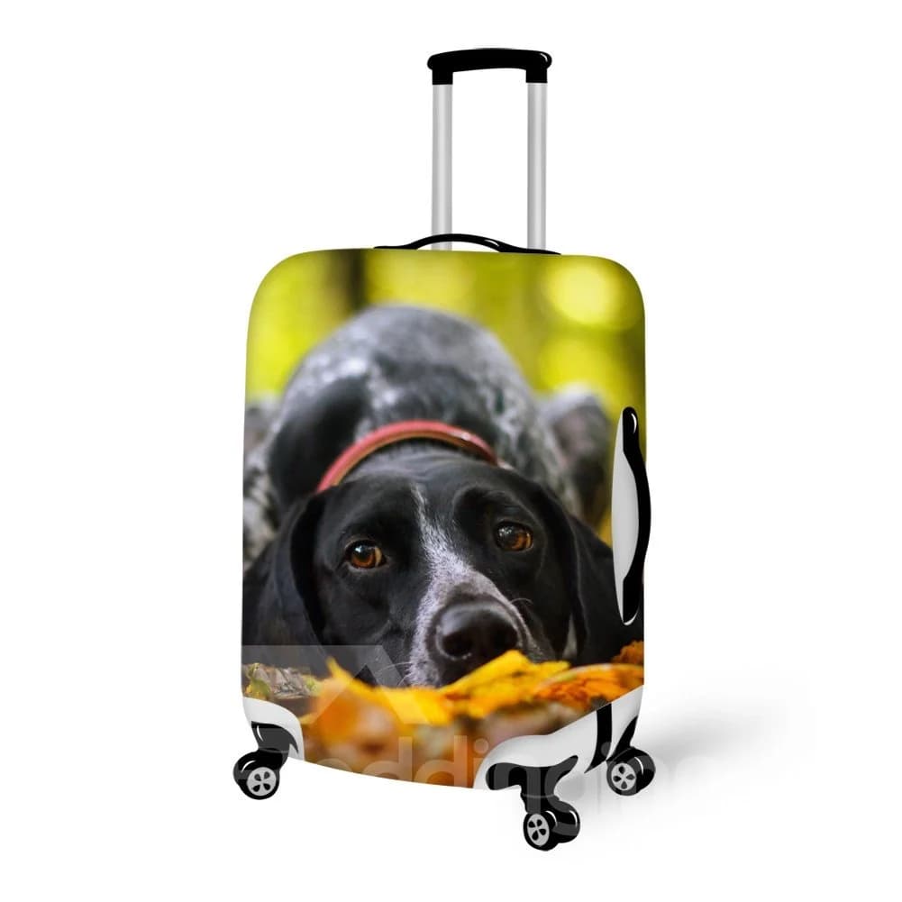 Glamours Dog Pattern 3D Painted Luggage Cover by BeddingInn