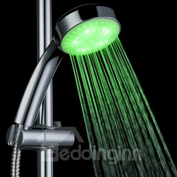 High Quality Three Color Changing by Temperature Head Shower by BeddingInn