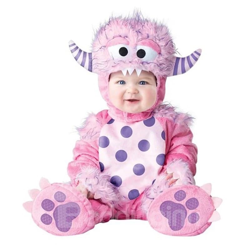 Little Sheep Shaped Cavel Decoration Polyester Pink Baby Costume by BeddingInn