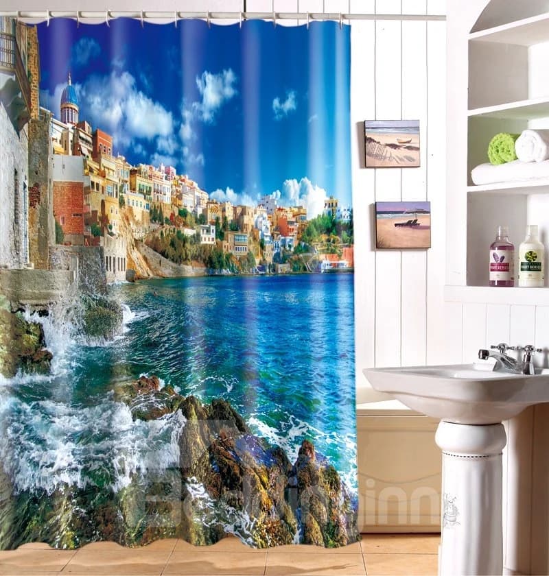 New Arrival Magnificent Print 3D Shower Curtain by BeddingInn