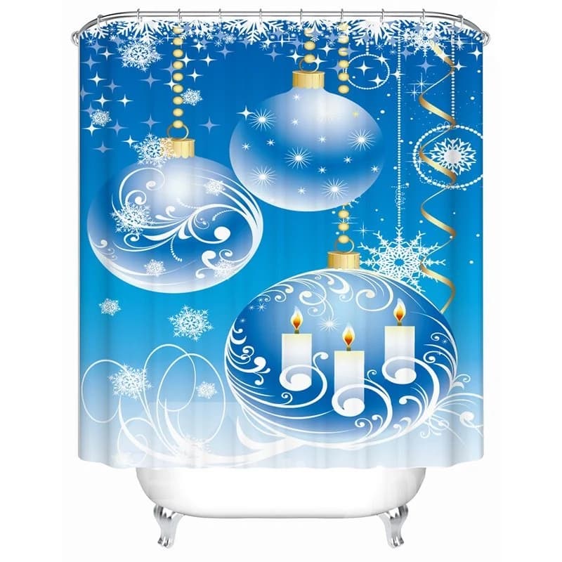 New Arrival Stunning Unique Christmas 3D Shower Curtain by BeddingInn