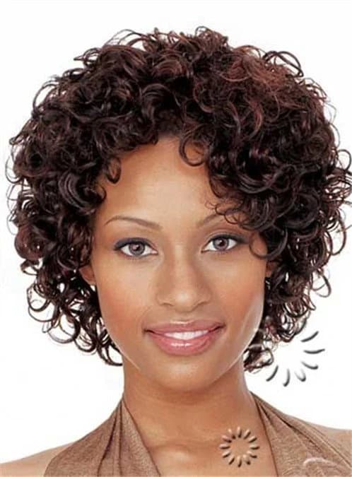 New Short Curly Capless Synthetic Hair Wig 10 Inches by BeddingInn