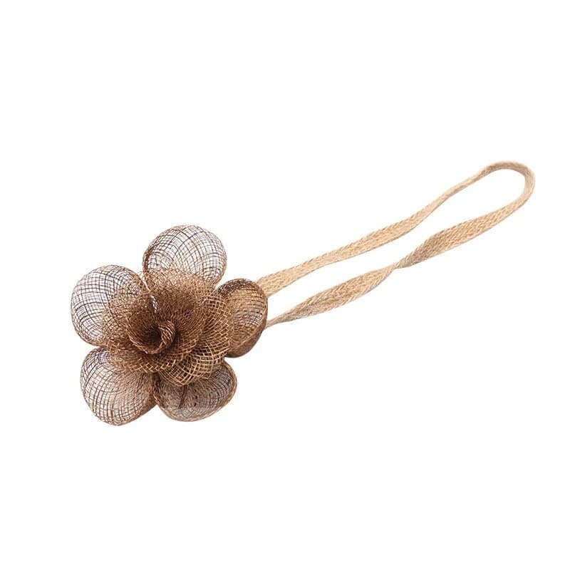 Nordic Creative Style Magnetic Snap Handing-making 1 Pair Decorative Curtain Tiebacks by BeddingInn