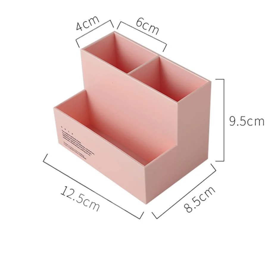Nordic Style Multifunction Macaron ABS Desktop Storage Box by BeddingInn