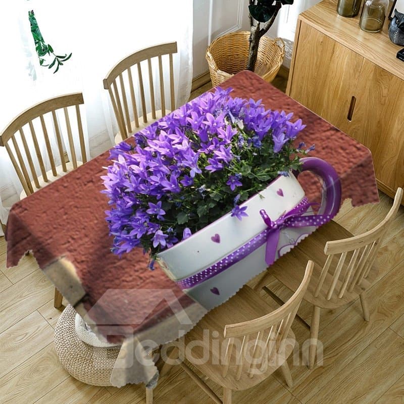 Polyester Waterproof Oilproof European Style 3D Tablecloth by BeddingInn
