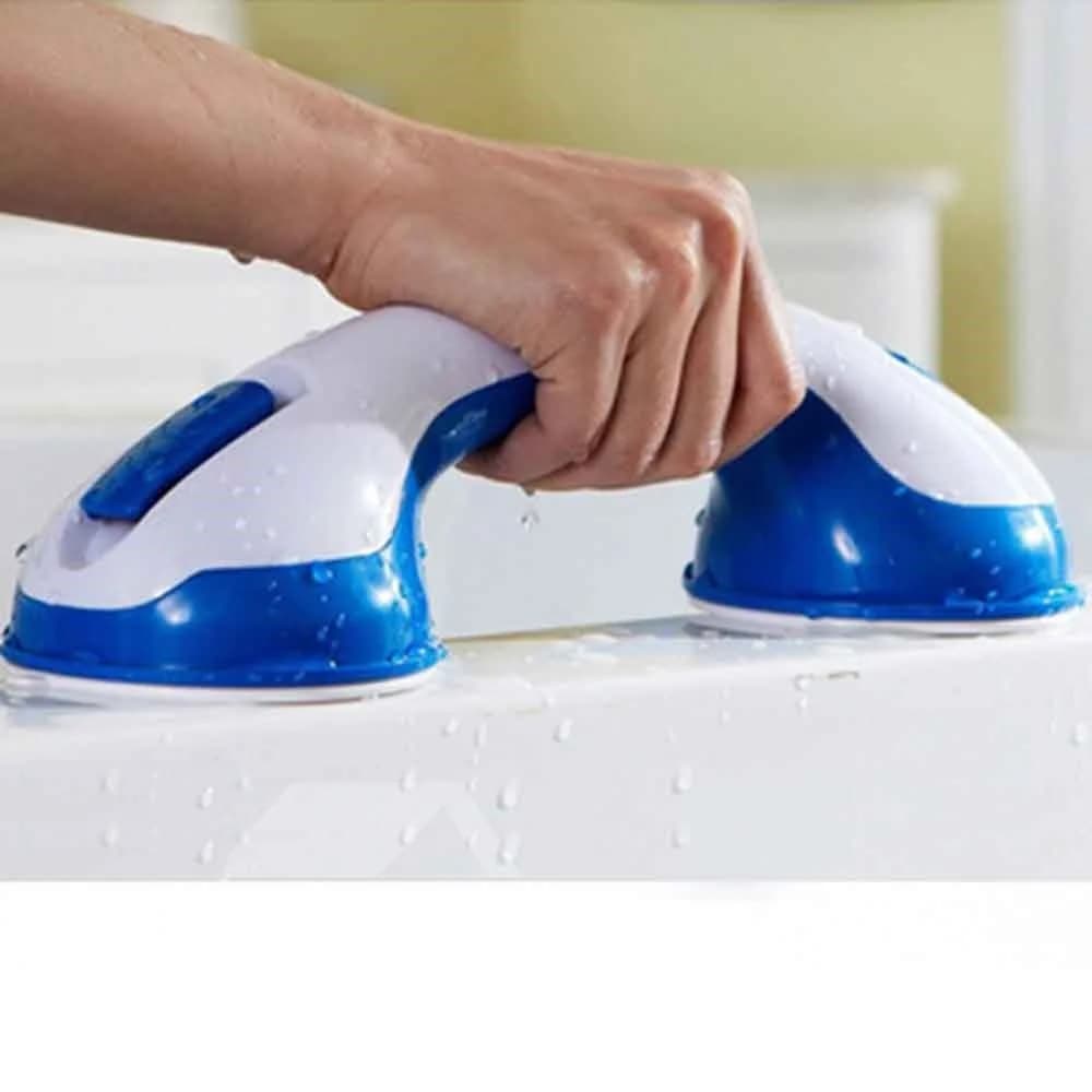 PP+PVC Plastic Non-slip Chuck Fixed Bath Tub Armrest by BeddingInn