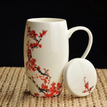 Pretty Red Plum Coffee Mug by BeddingInn