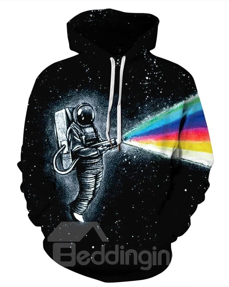Pullover Cool Design Lightweight Polyester 3D Painted Hoodie by BeddingInn