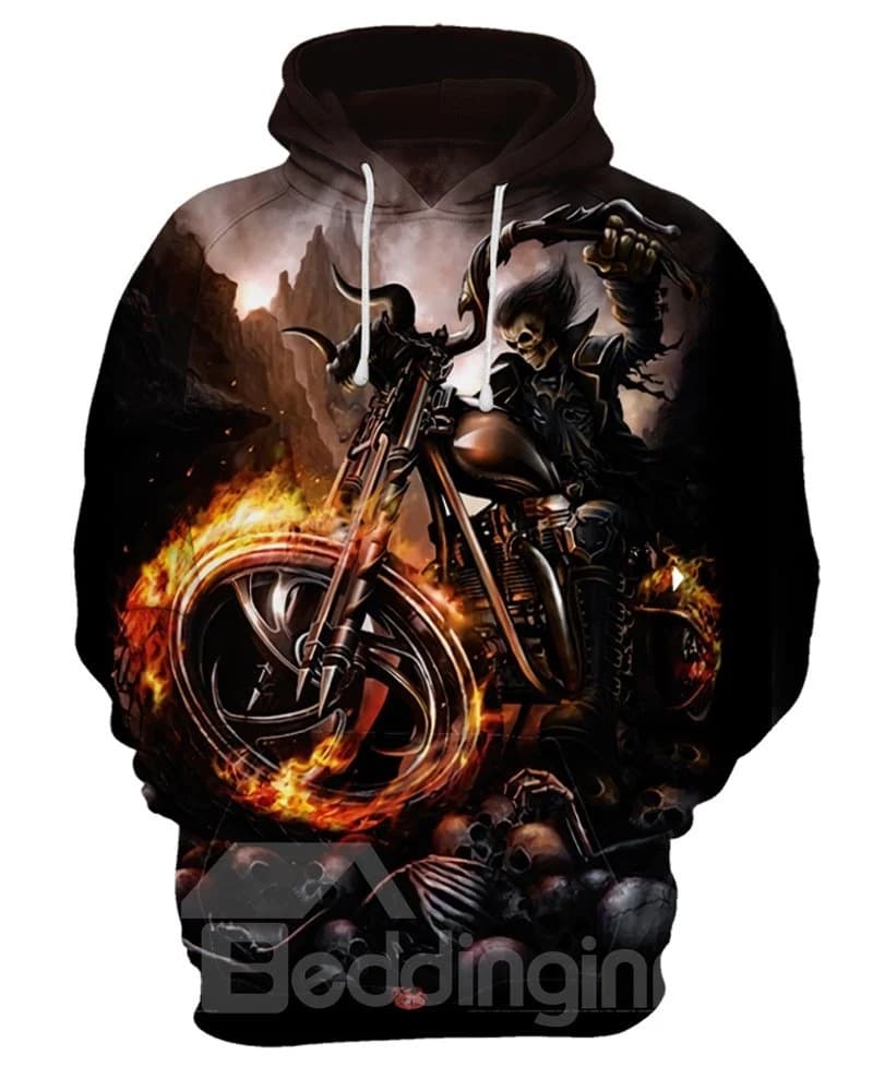 Pullover Unisex Graphic Pattern Bright Color Polyester 3D Painted Hoodie by BeddingInn
