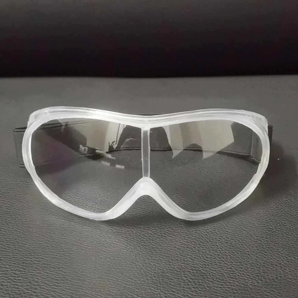 Safety Goggles Transparent Anti-fog Goggles Anti-spittle Anti-dust Anti-wind Transparent Protective Eyepiece by BeddingInn