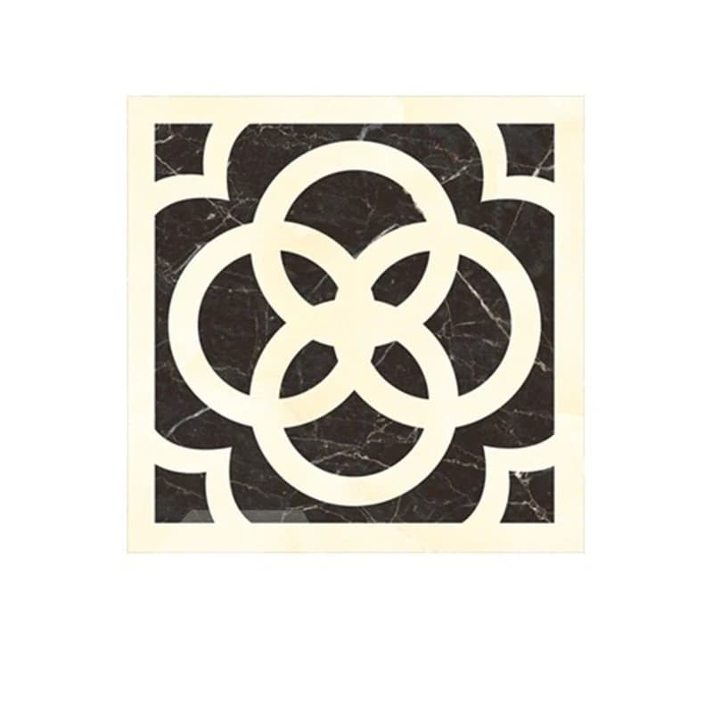 Square Pattern PVC Waterproof Eco-friendly Floor Art Tile Sticker by BeddingInn