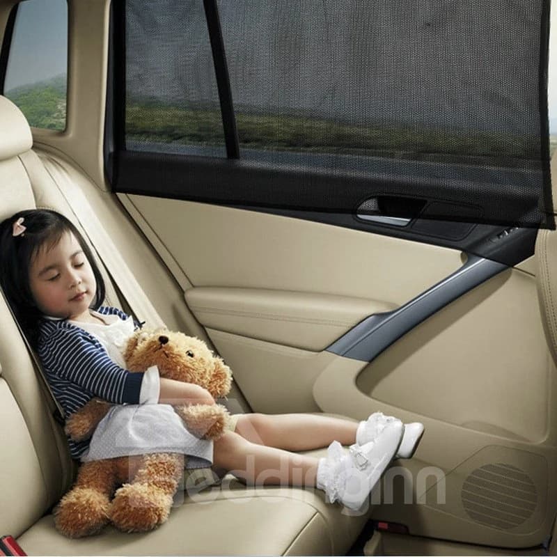 Universal Car Side Baby Window Car Curtains(2 Pack) by BeddingInn