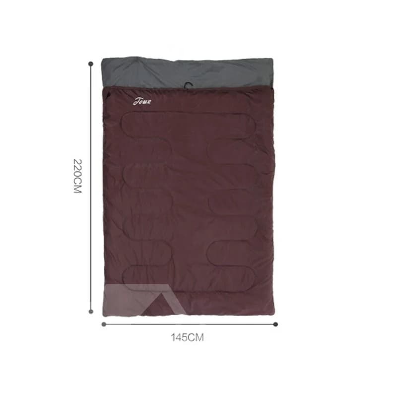 Waterproof Backpacking Double Sleeping Bag for Camping by BeddingInn