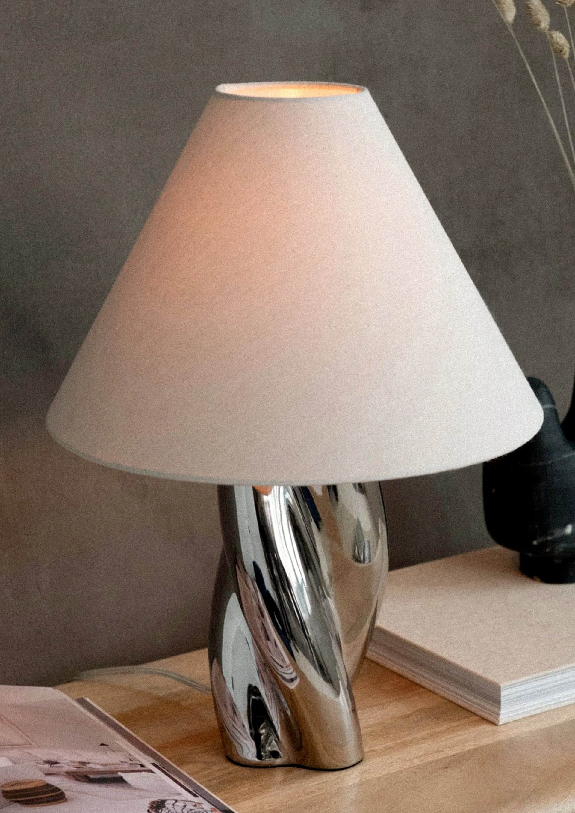 Alchemist Stoneware Lamp by Bloomingville