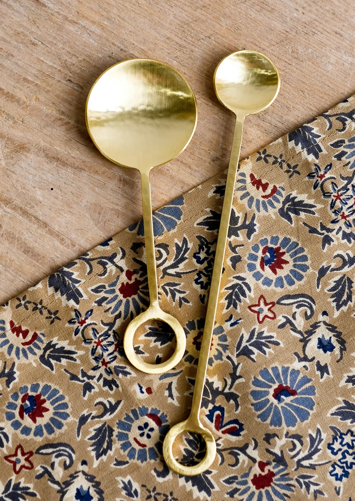 Golden Loop Spoon by Bloomingville
