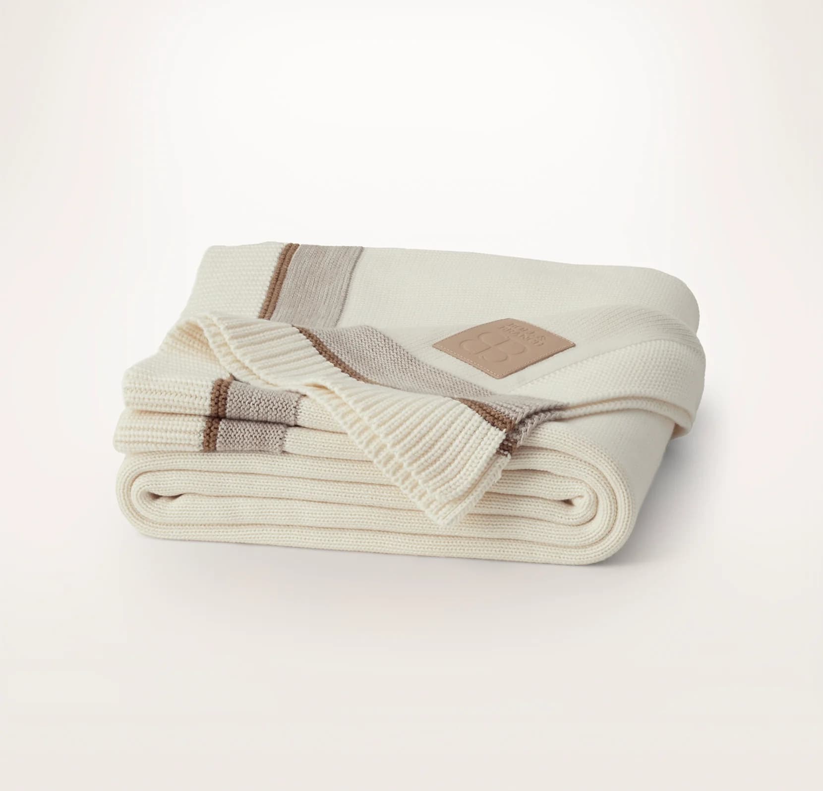Court Knit Throw Blanket - Cream by Boll & Branch