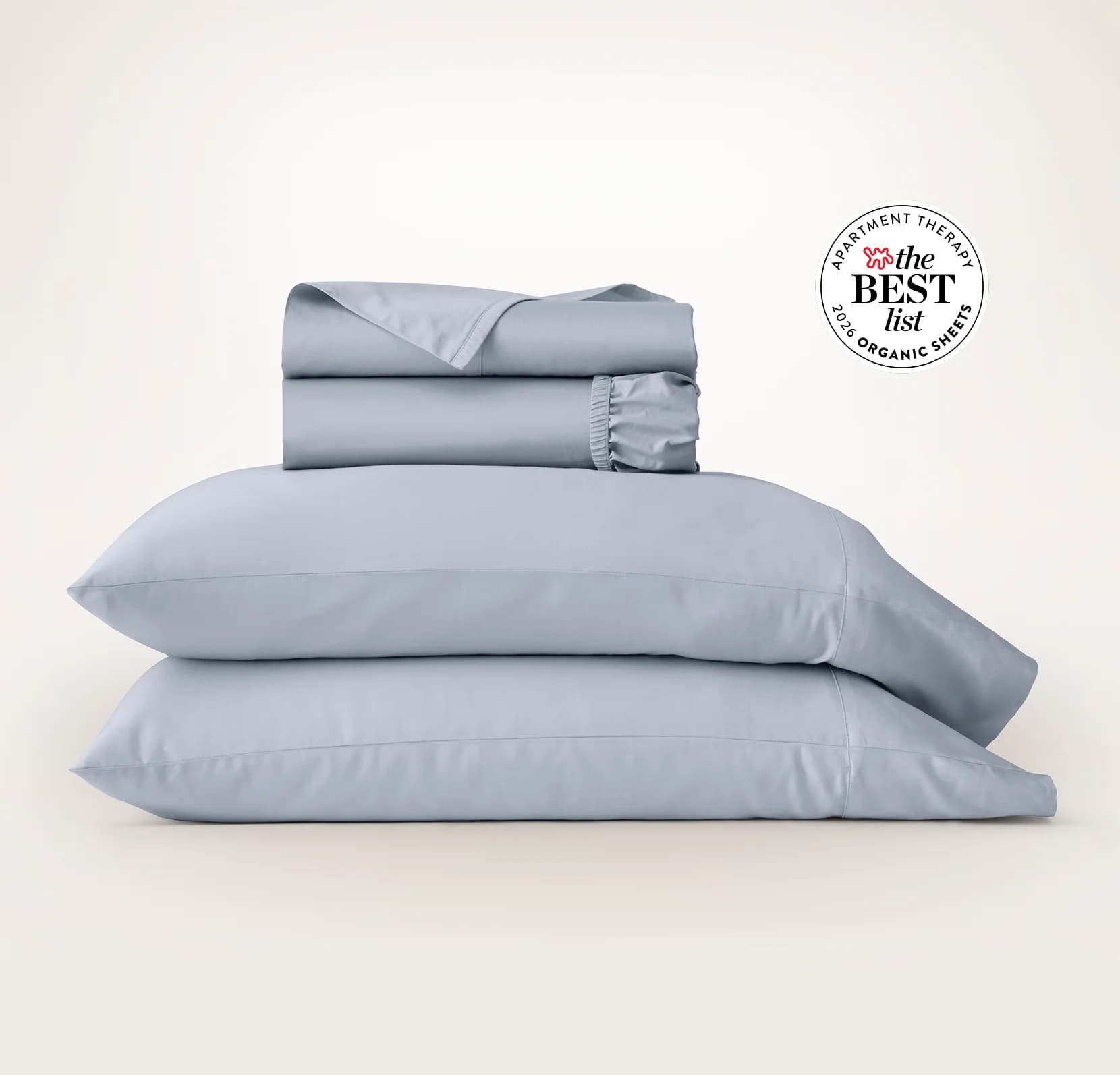 Percale Hemmed Sheet Set - Hydrangea by Boll & Branch