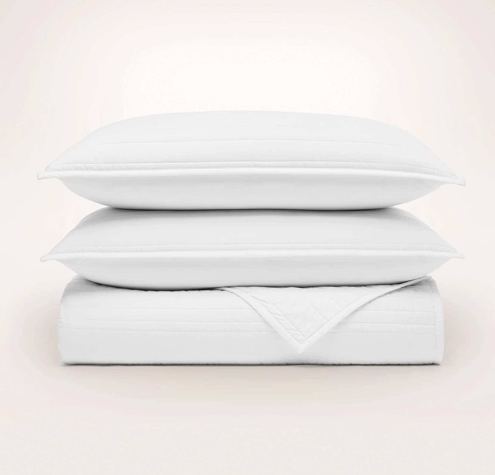 Quilt Sets - White Stripe by Boll & Branch