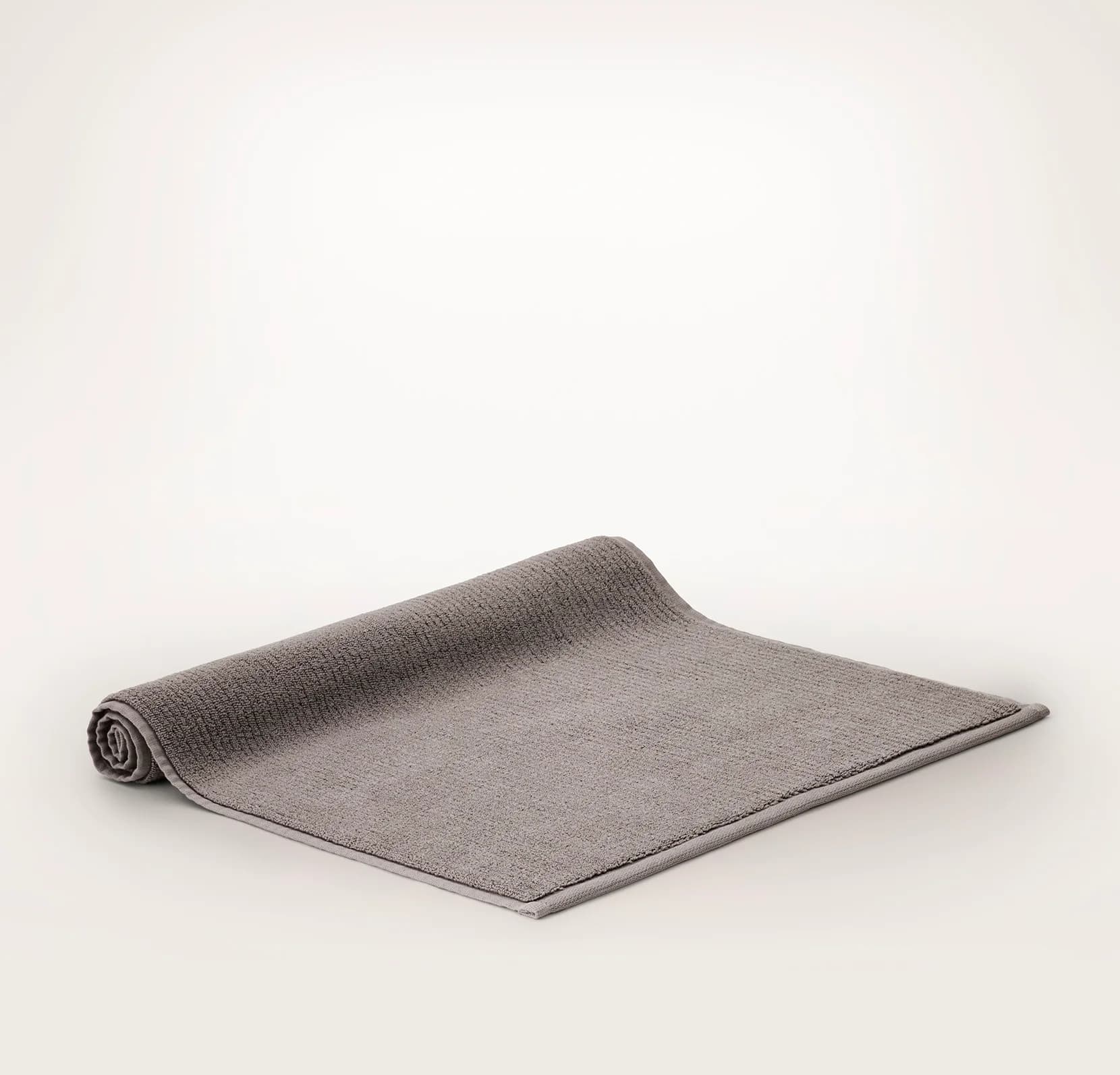Turkish Ribbed Bath Mat - Stone by Boll & Branch