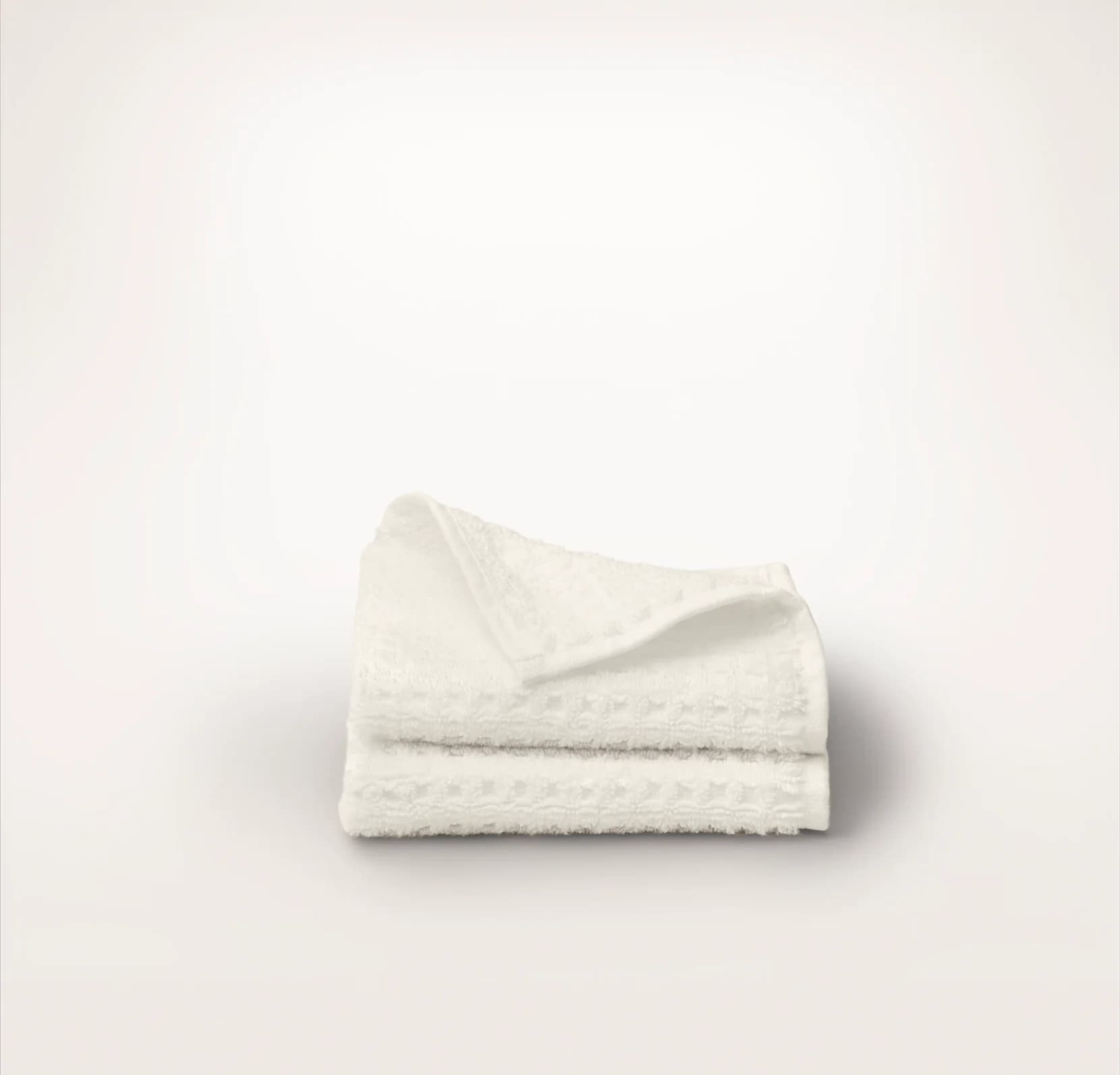 Turkish Waffle Washcloths (Pair) - Cream by Boll & Branch