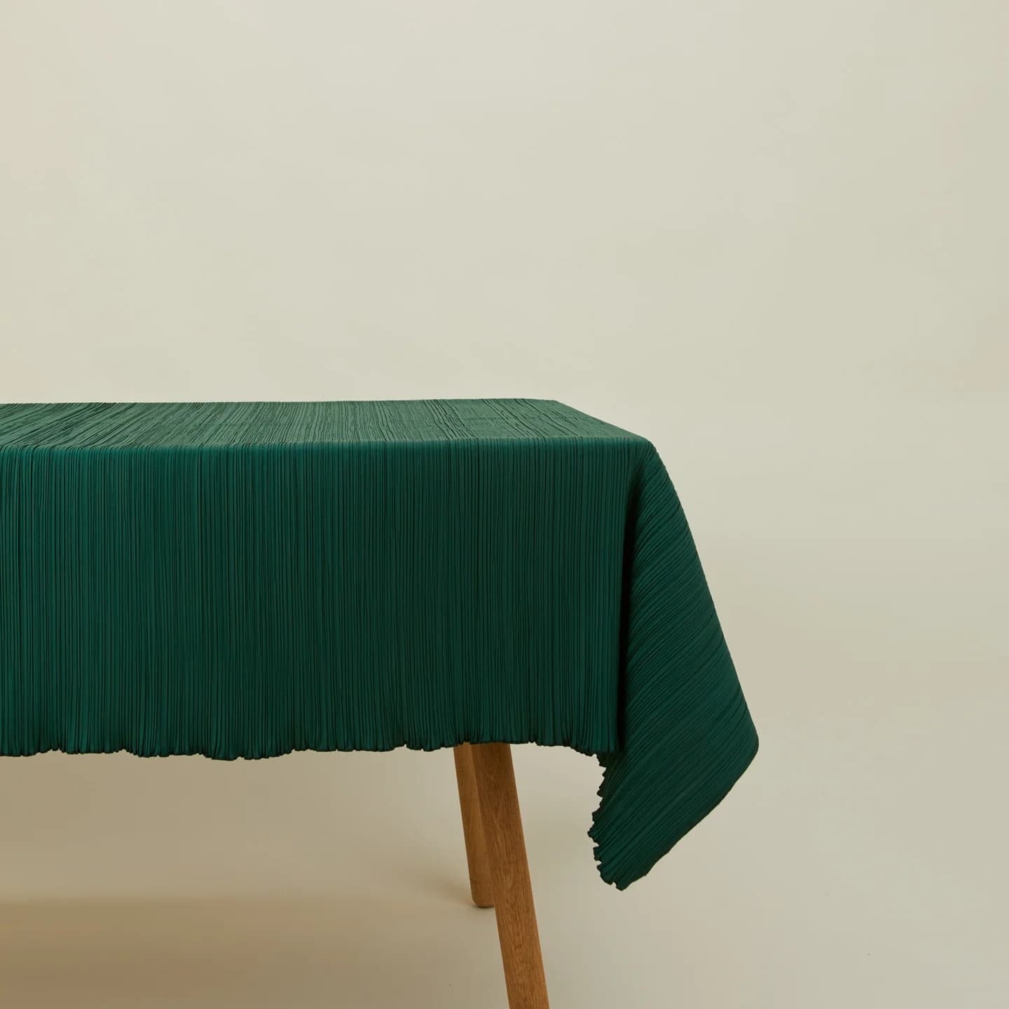 Pleated Tablecloth - Olive by Cahaya Studios