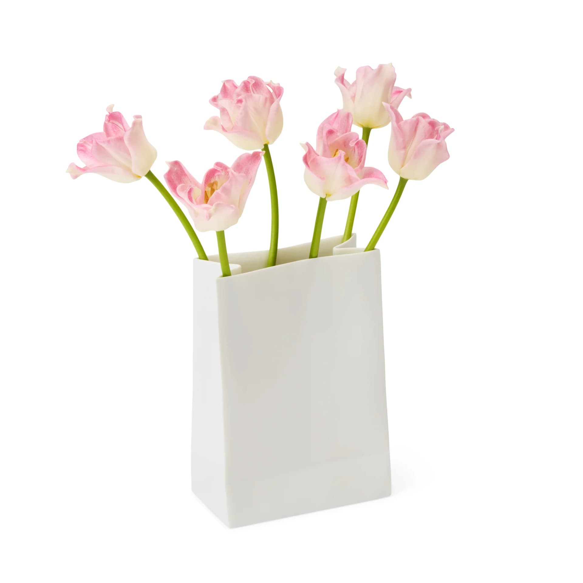 Paper Bag Porcelain Vase by Ceramic Japan Co., Ltd.