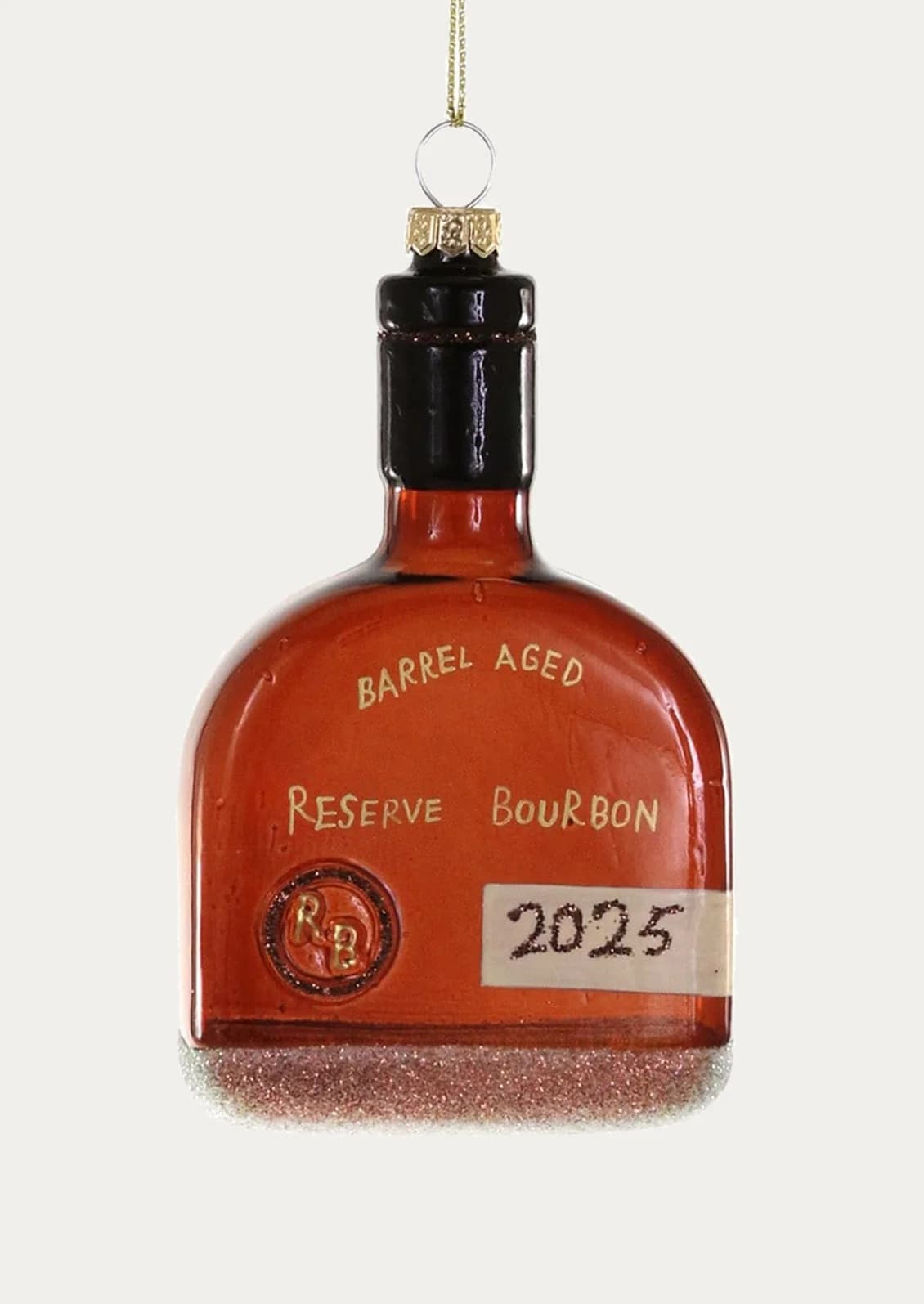 Bottle Of Bourbon Ornament by Cody Foster