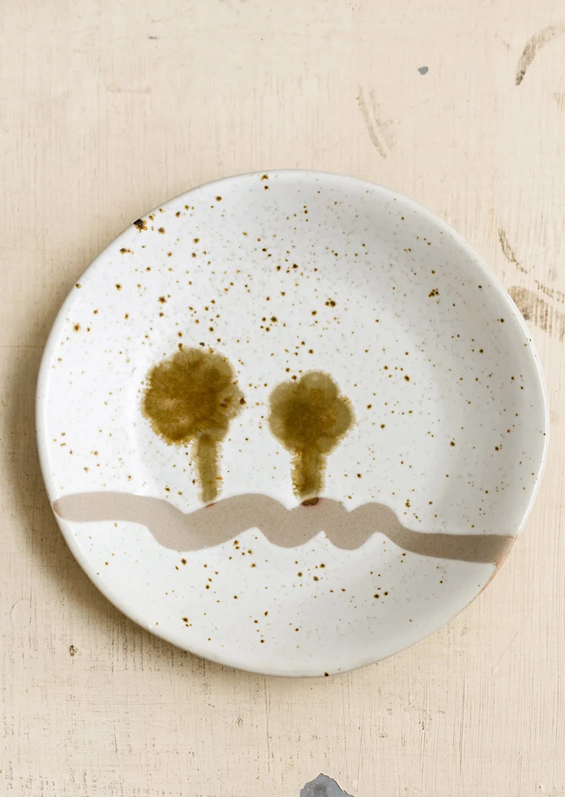 Hillside Ceramic Side Plate by Creative Co Op