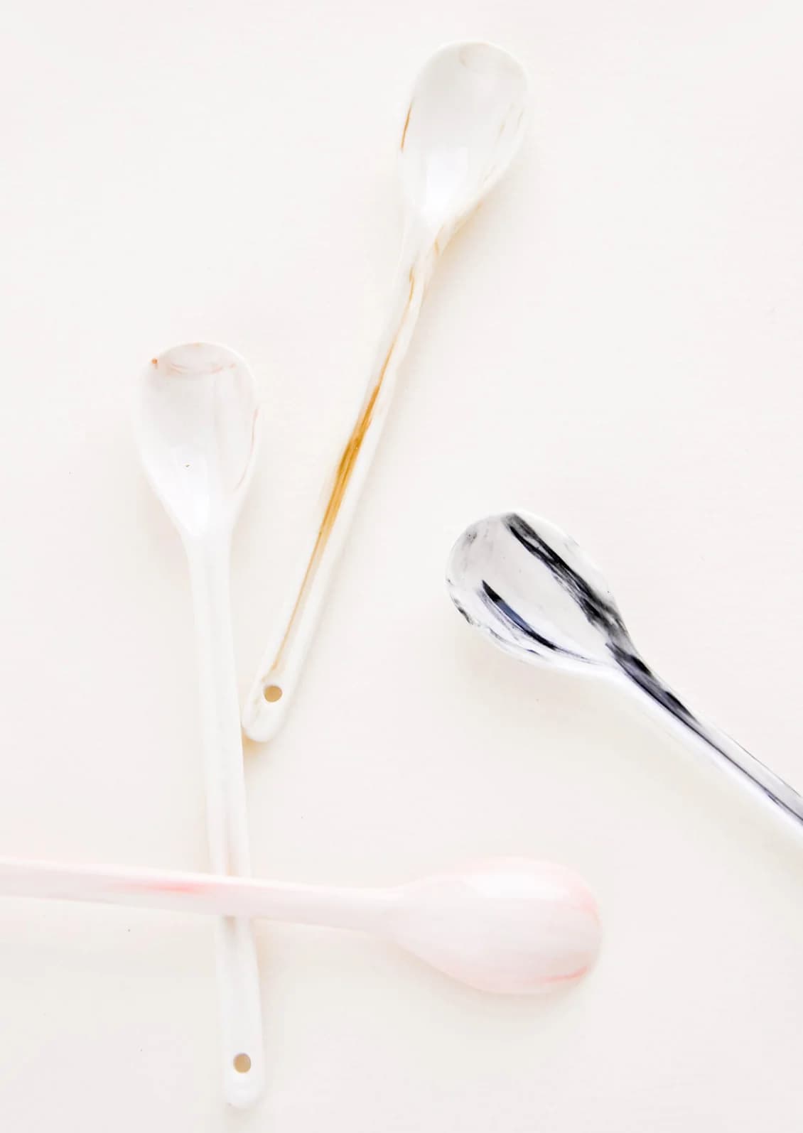 Marbled Ceramic Teaspoon by Creative Co Op