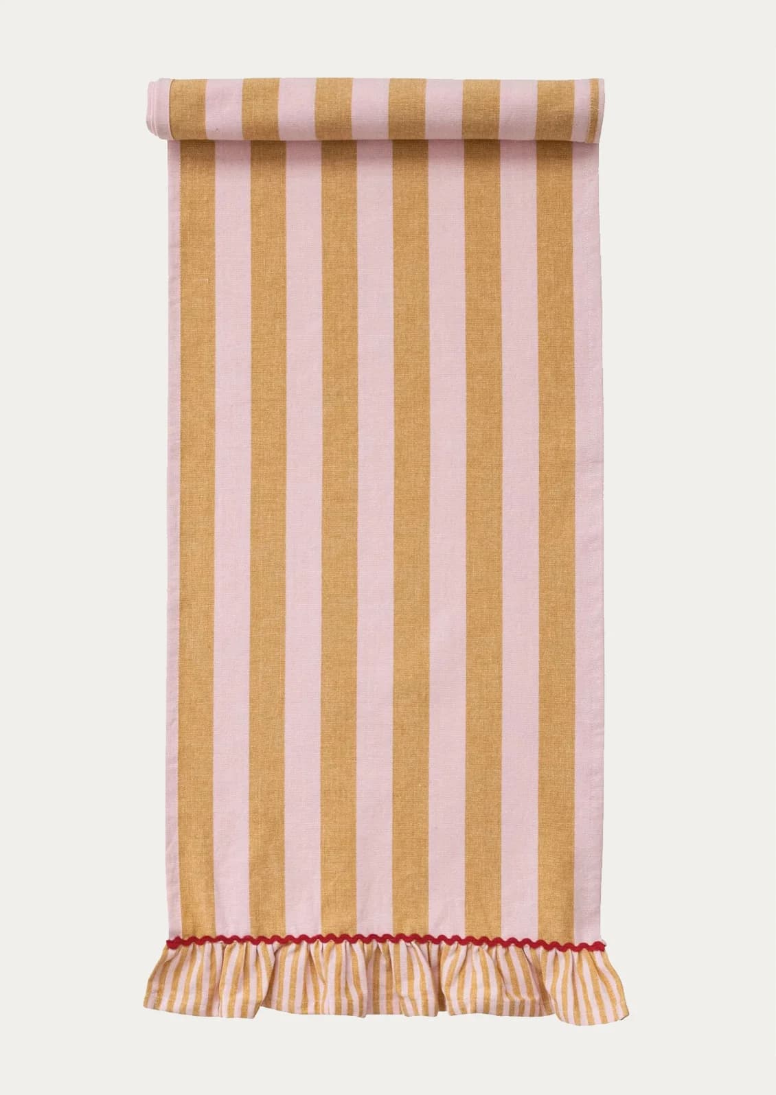 Ric Rac Ruffle Table Runner by Creative Co Op