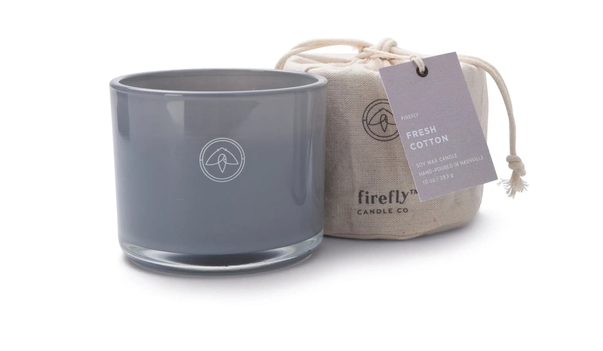 Fresh Cotton - Kindred 10 oz Candle by Firefly Candles