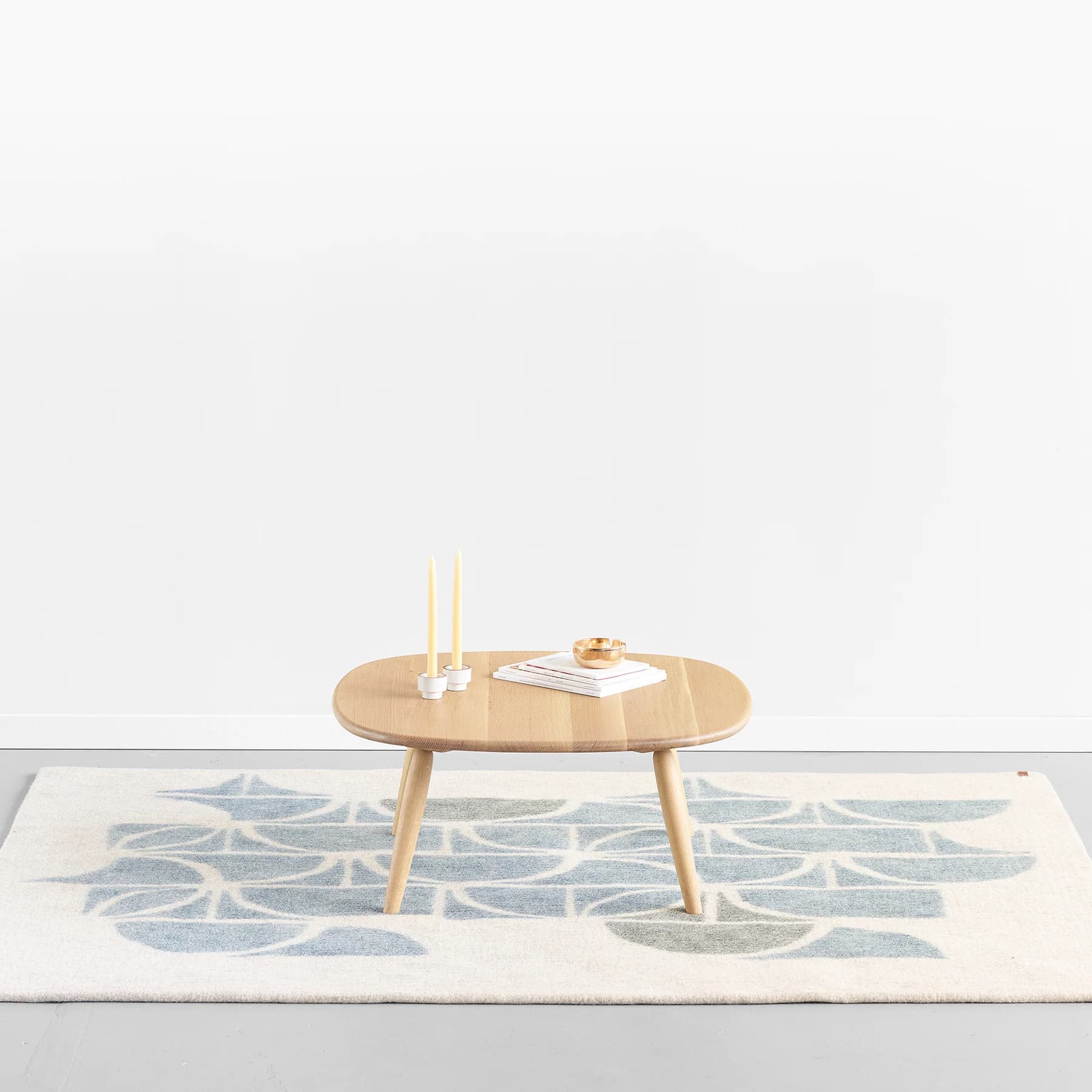 Round Nomad Coffee Table by Jacob May