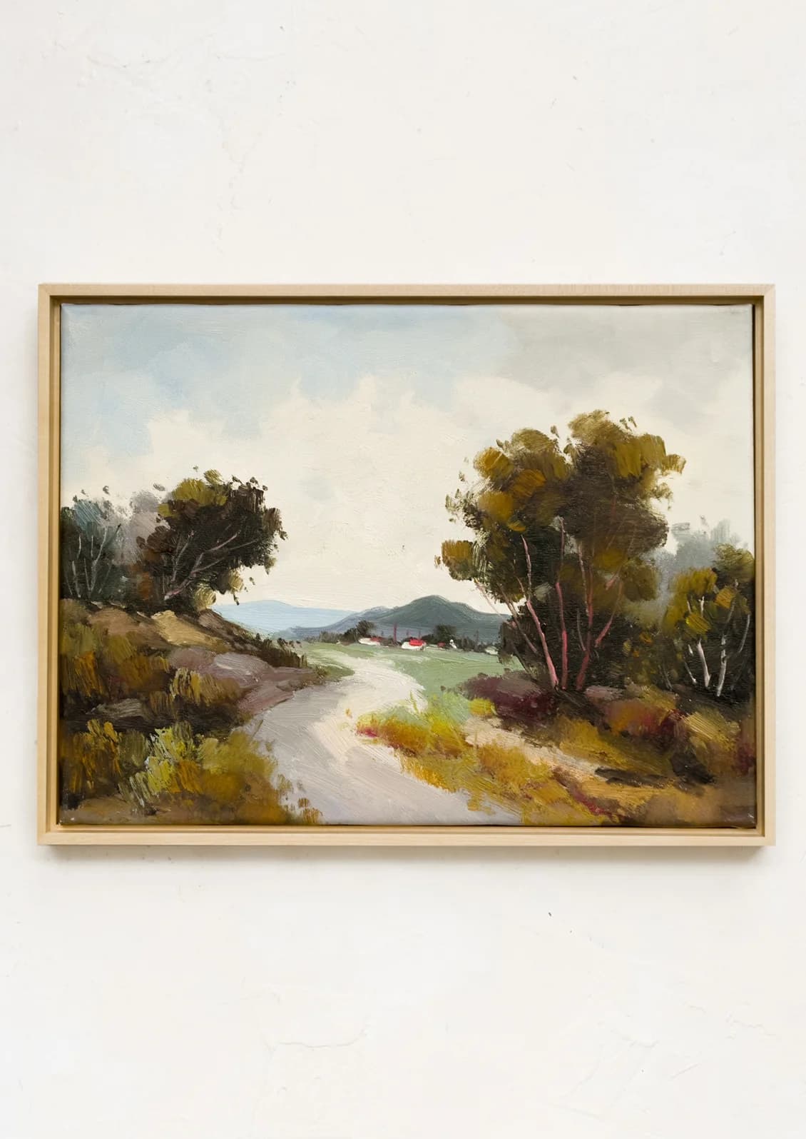 Framed Oil Landscape Painting, Vista VI by Kammy & Co