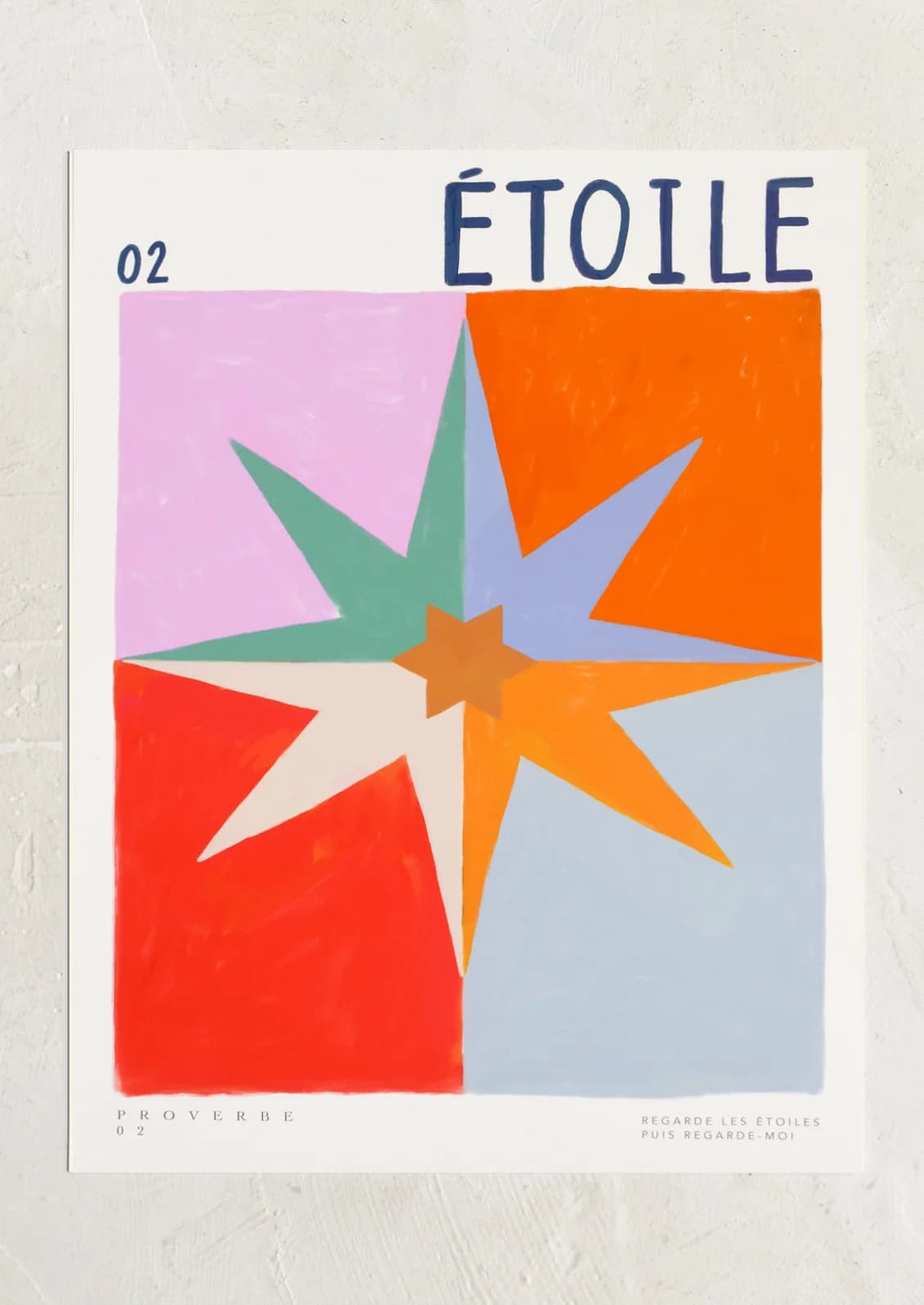 Etoile No. 02 Print by Kate Fox Design