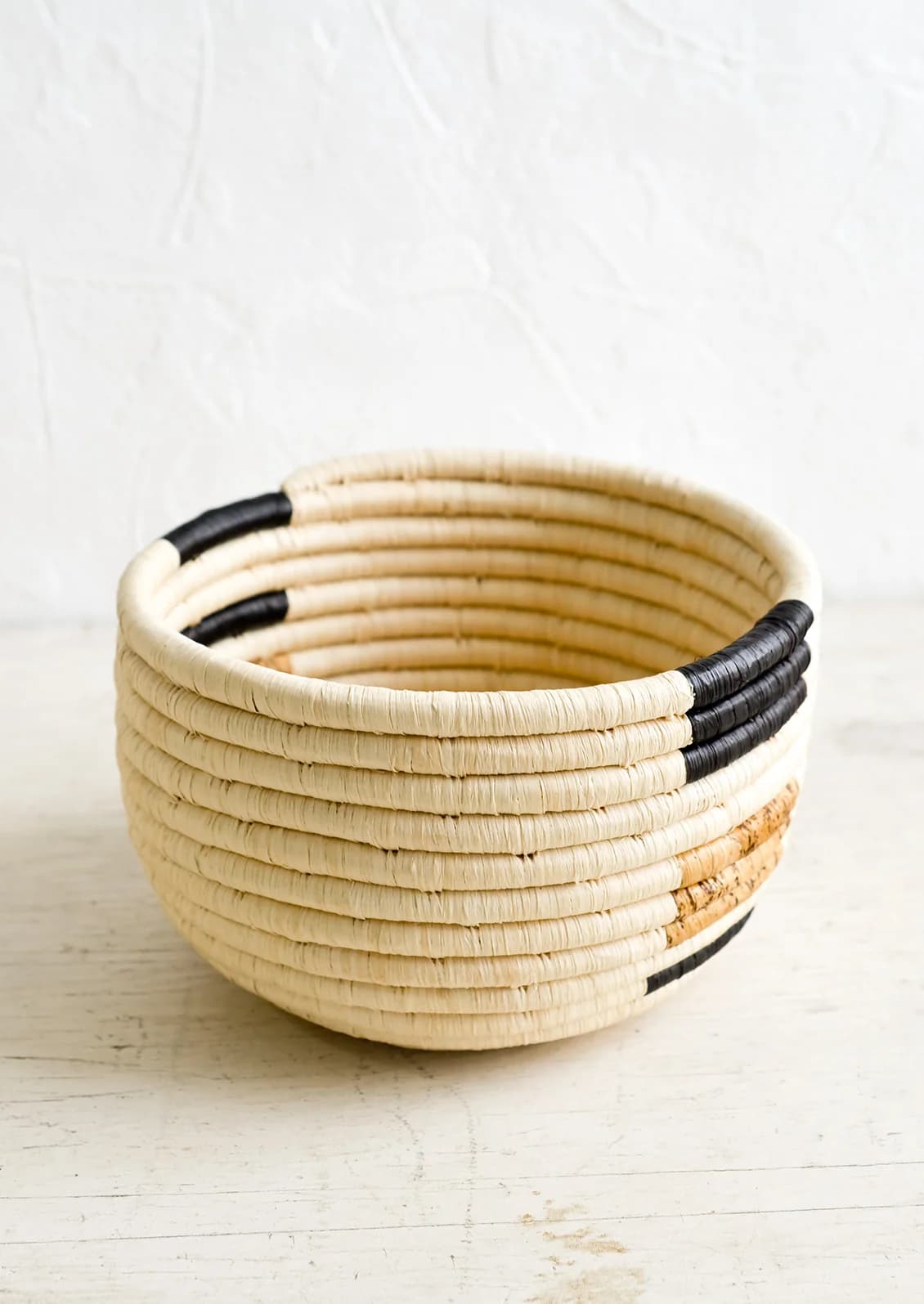 Marimba Raffia Catchall Basket by Kazi