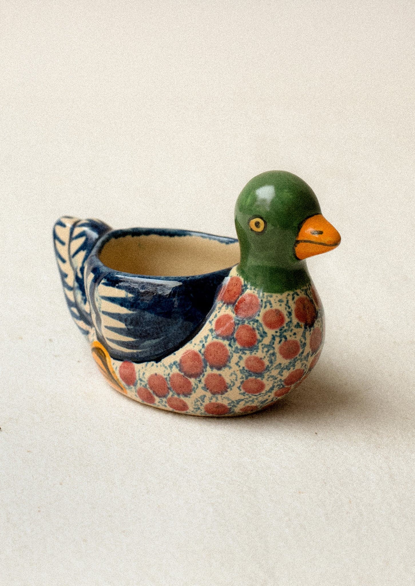 Painted Duck Egg Cup by Leif