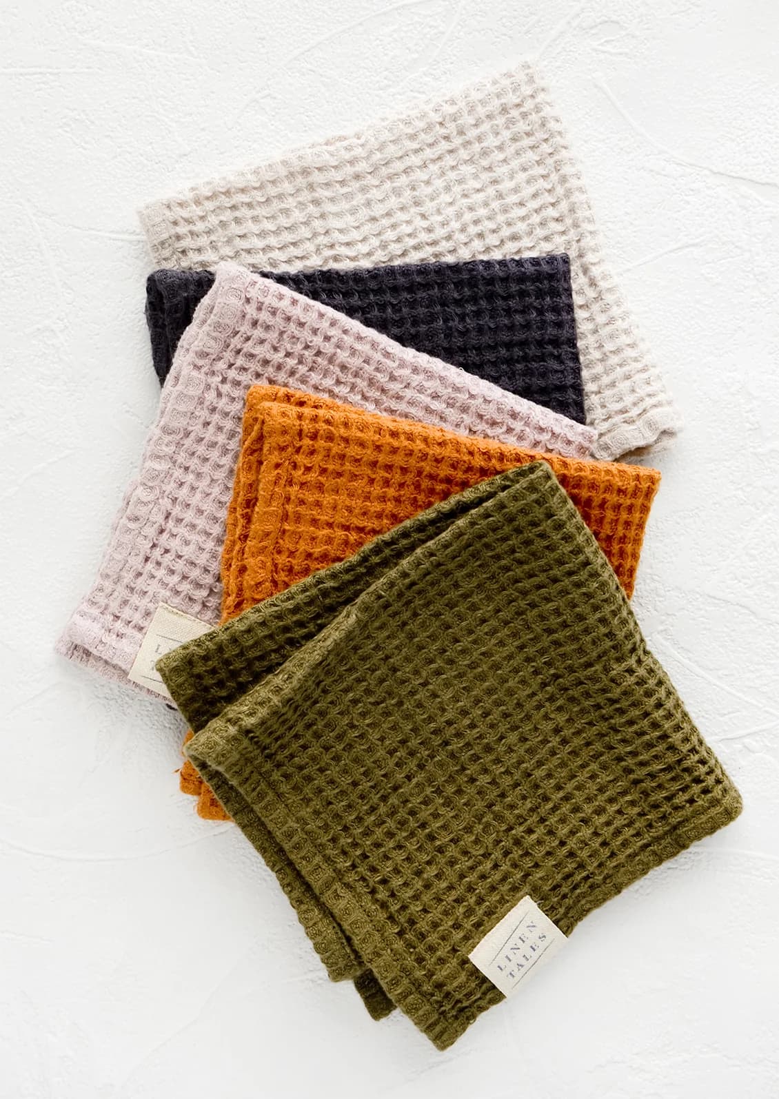 Waffle Linen Washcloth by Linen Tales