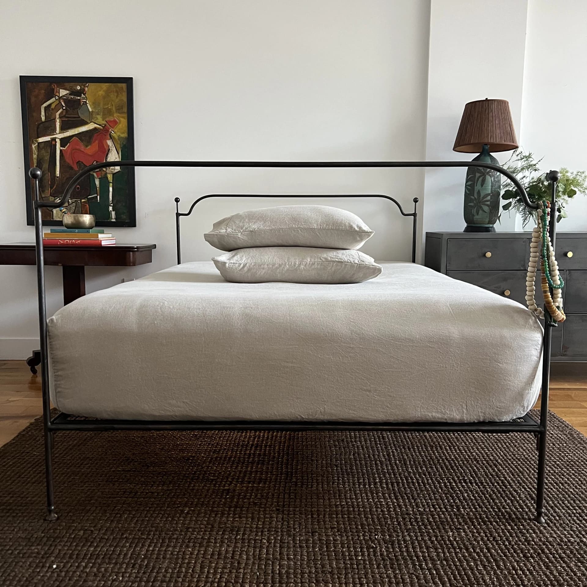 Eco Natural Belgian Eco-Linen Fitted Sheet by Linoto