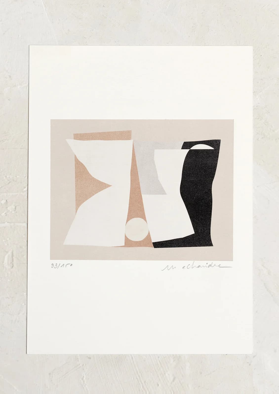 Cubist Print by Marine Echavidre