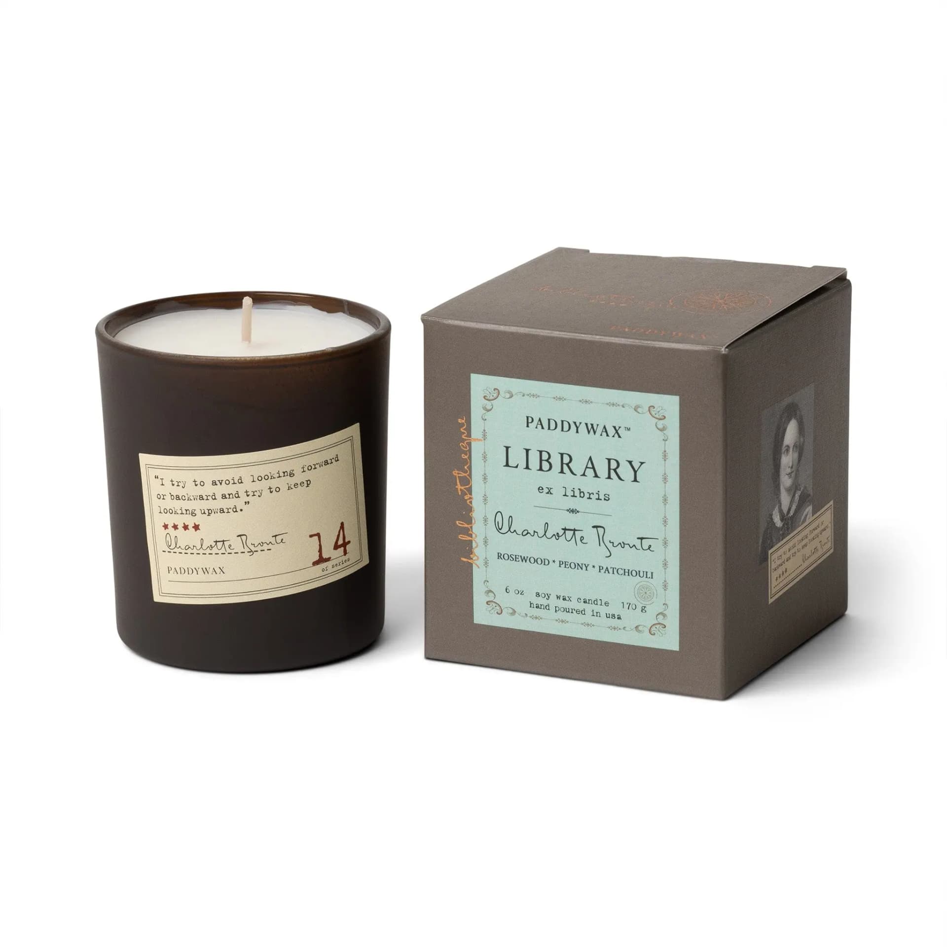 Charlotte Bronte - Library Candle 6 oz by Paddywax