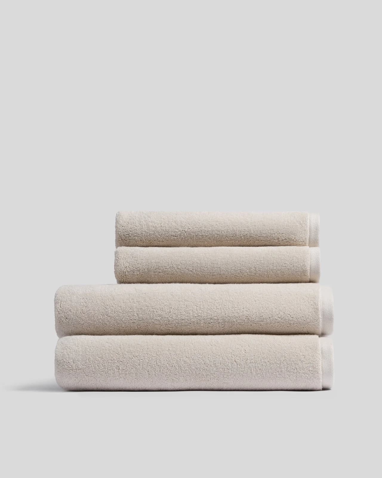 2+2 Organic Plush Bath Bundle - Bone by Parachute Home