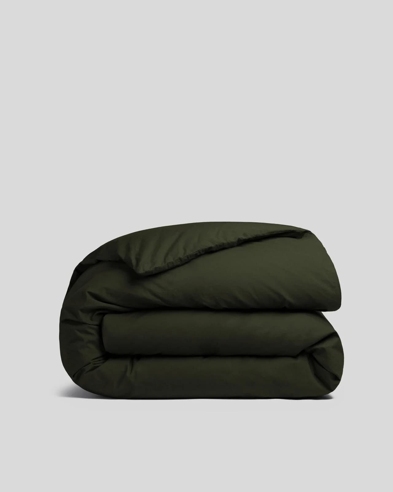 Brushed Cotton Duvet Cover (Evergreen) by Parachute Home