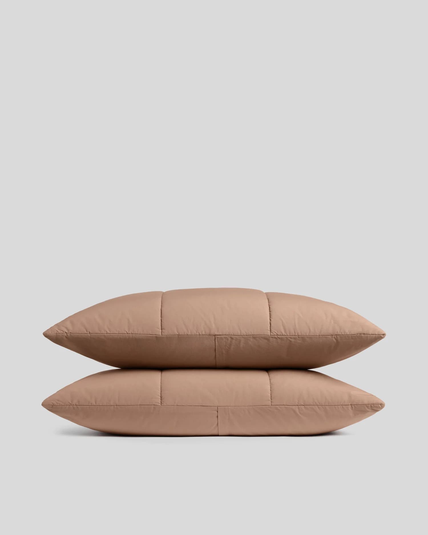 Brushed Cotton Quilted Sham Set (Adobe) by Parachute Home