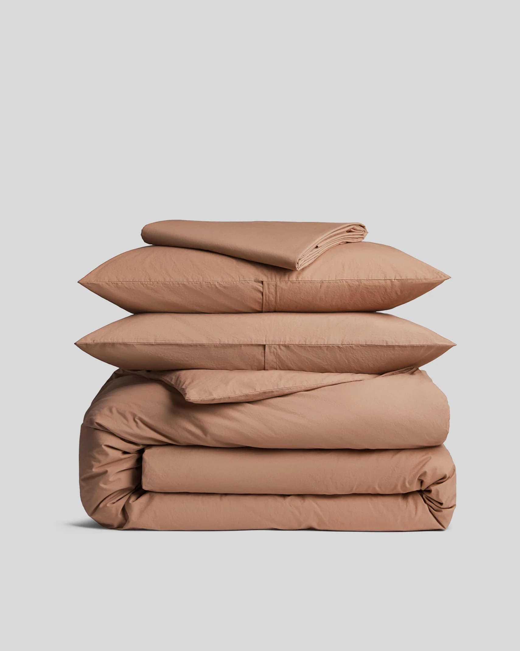 Brushed Cotton Venice Set - Adobe TW/XL by Parachute Home