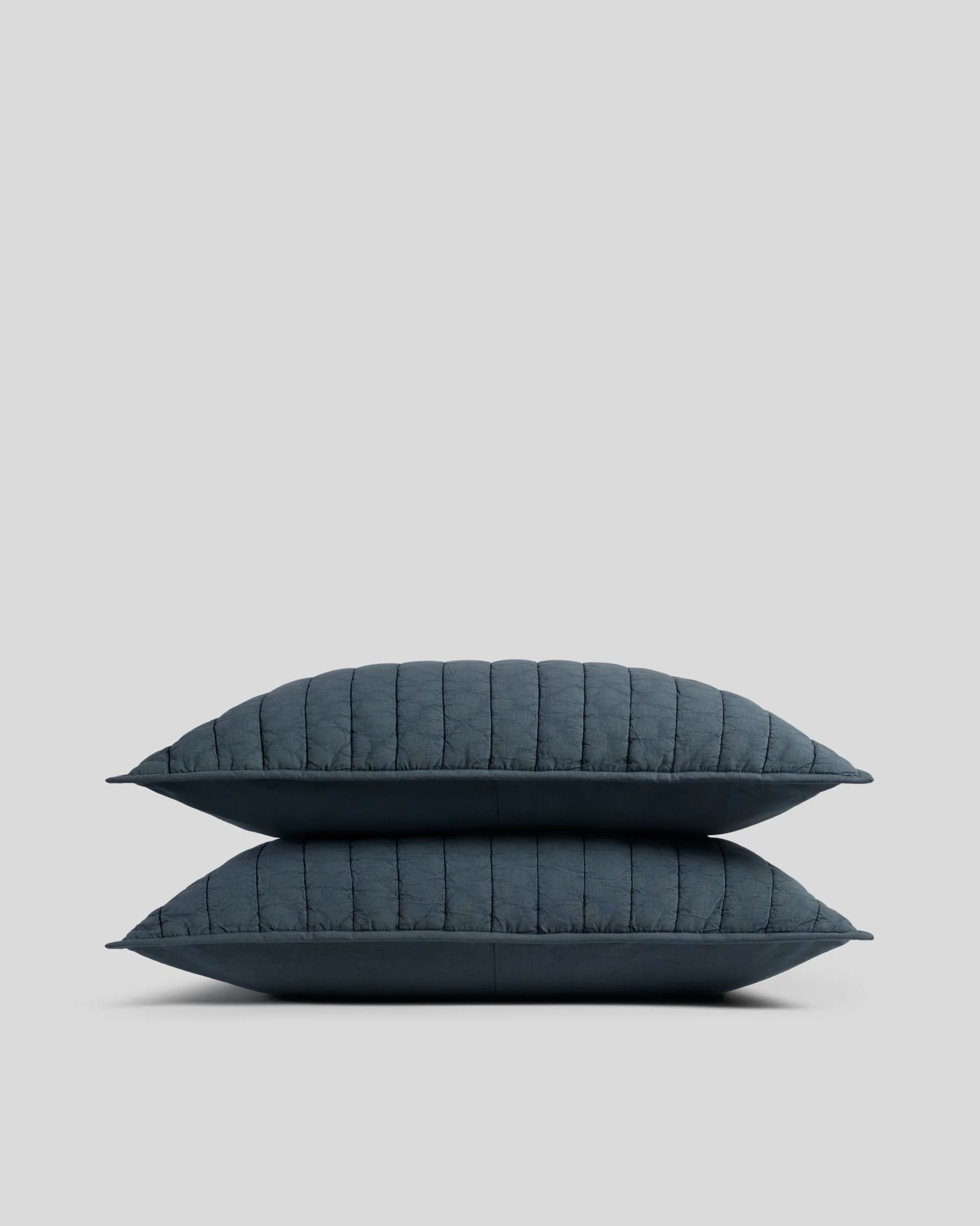 Garment Dyed Channel Sham Set - FINAL SALE (Dusk) by Parachute Home
