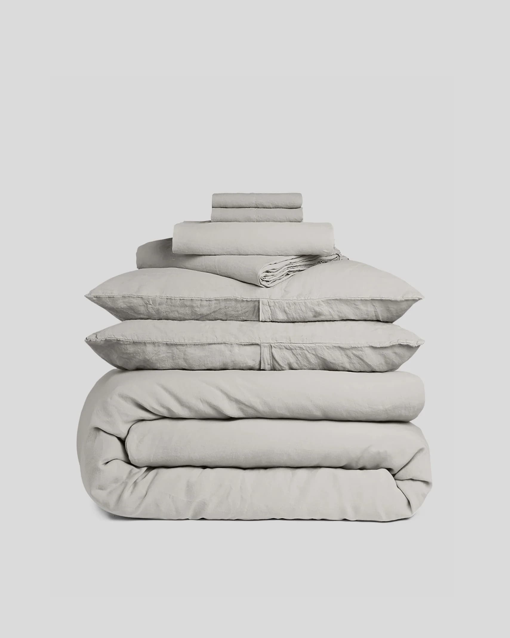Linen Bundle - Dove K/CK by Parachute Home